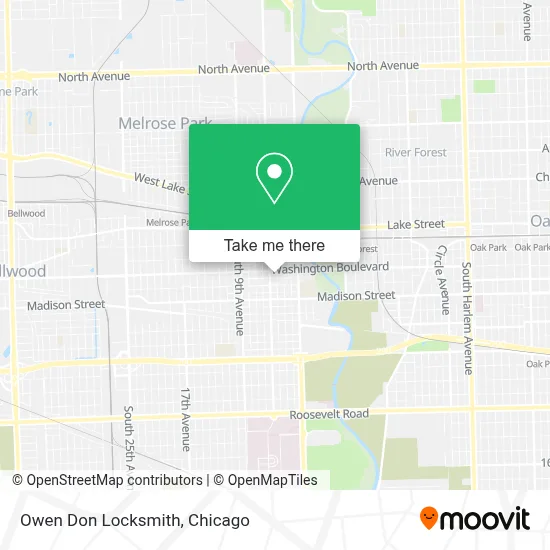 Owen Don Locksmith map