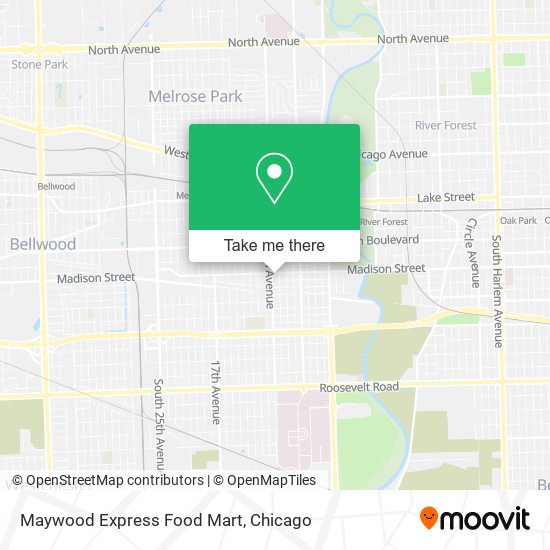 Maywood Express Food Mart map
