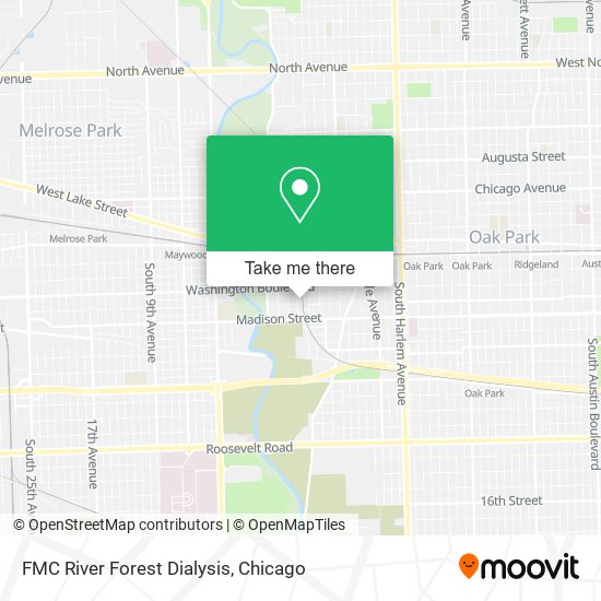 FMC River Forest Dialysis map