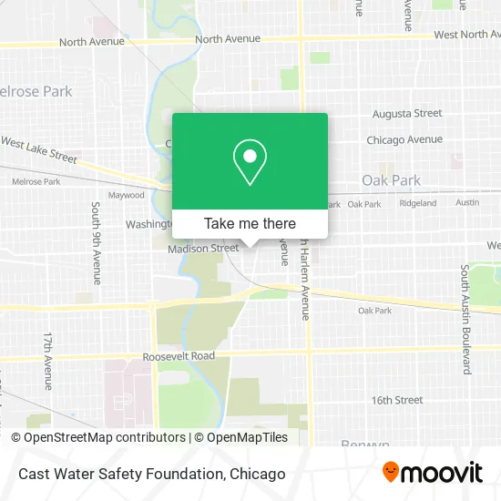 Mapa de Cast Water Safety Foundation