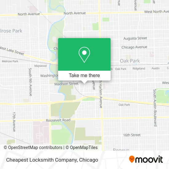 Cheapest Locksmith Company map