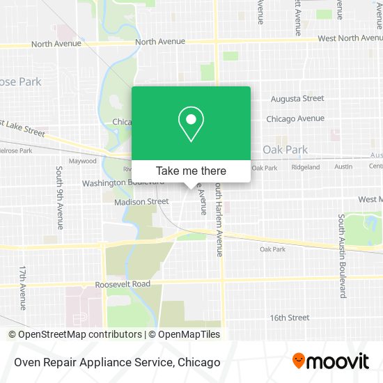 Oven Repair Appliance Service map