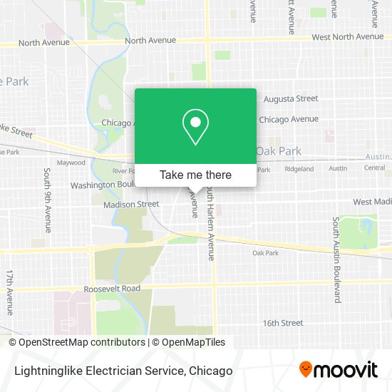 Mapa de Lightninglike Electrician Service