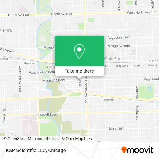 K&P Scientific LLC map