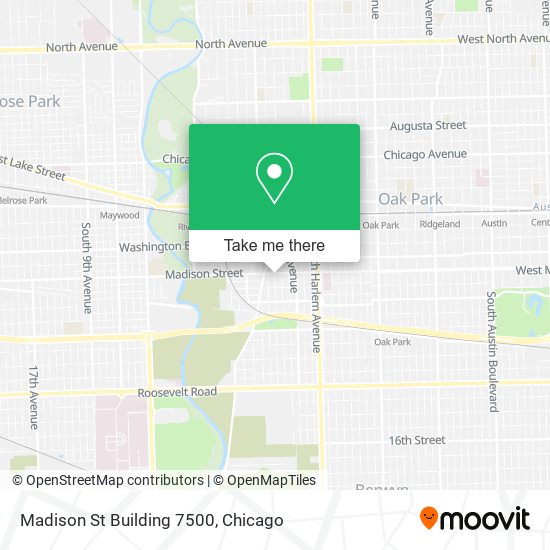 Madison St Building 7500 map