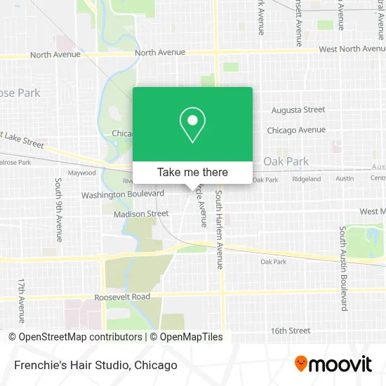 Frenchie's Hair Studio map