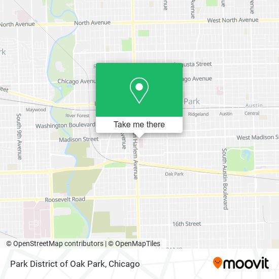 Mapa de Park District of Oak Park