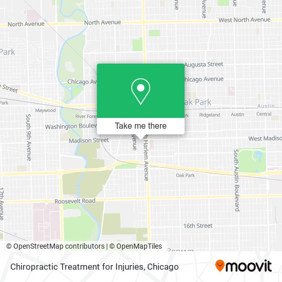 Mapa de Chiropractic Treatment for Injuries