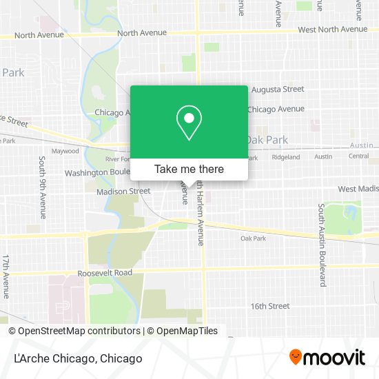 Mapa de L'Arche Chicago