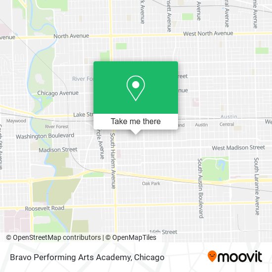 Bravo Performing Arts Academy map