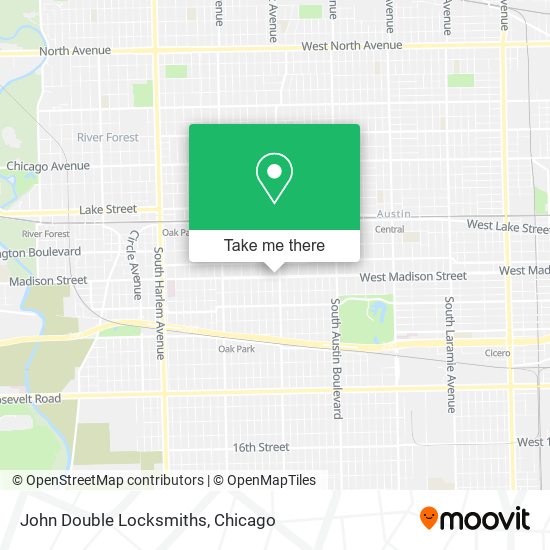 Mapa de John Double Locksmiths