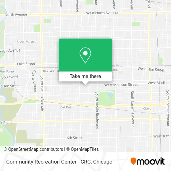 Community Recreation Center - CRC map