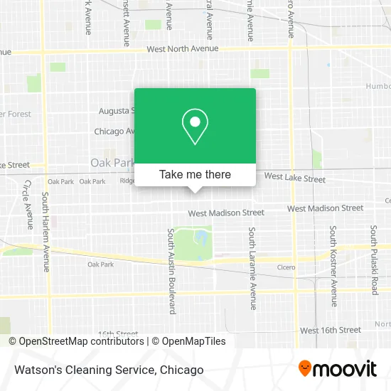 Watson's Cleaning Service map