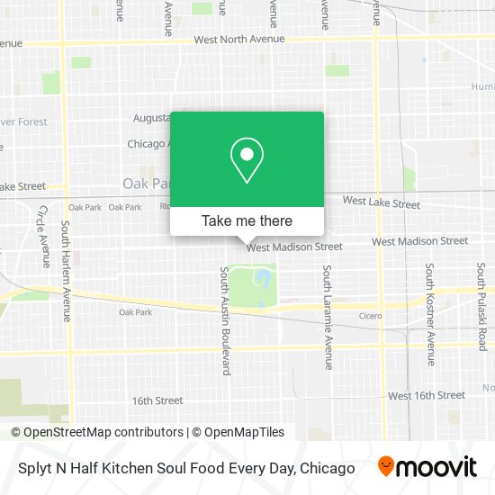 Splyt N Half Kitchen Soul Food Every Day map