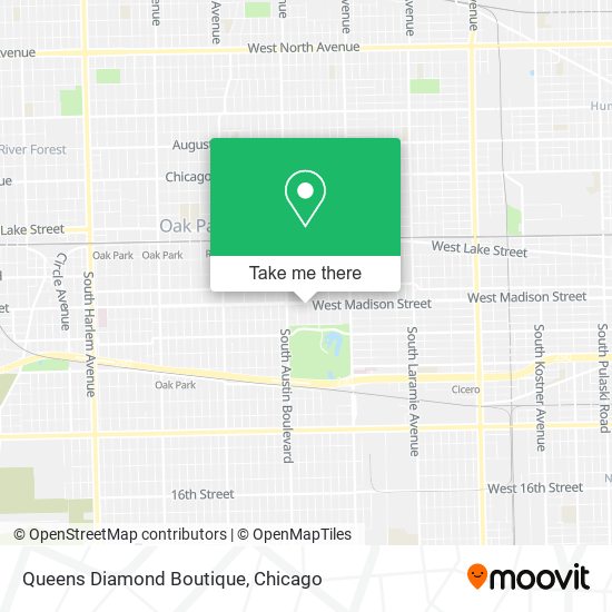 Queens Diamond Boutique map