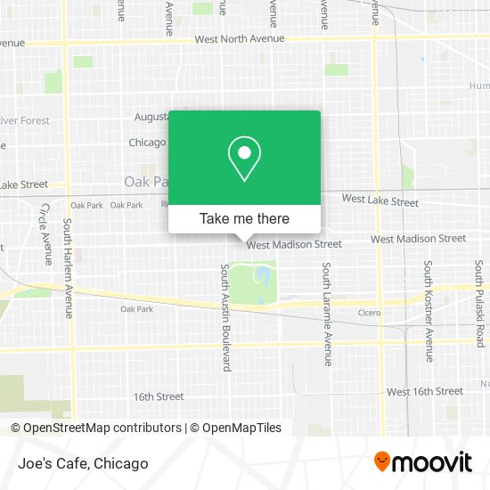 Mapa de Joe's Cafe