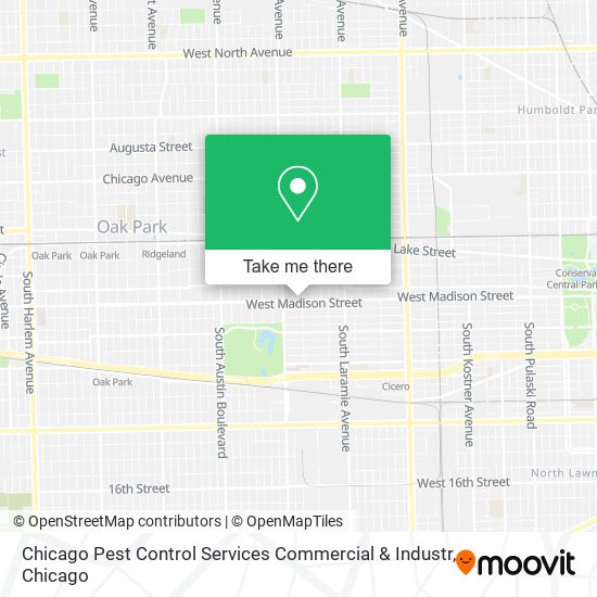 Mapa de Chicago Pest Control Services Commercial & Industr