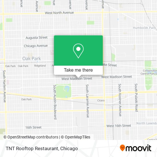 Mapa de TNT Rooftop Restaurant