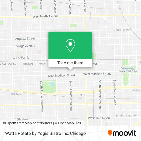 Mapa de Watta Potato by Yogis Bistro Inc