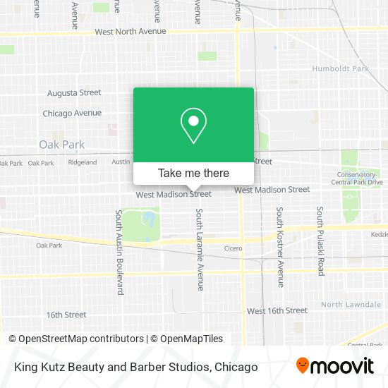 Mapa de King Kutz Beauty and Barber Studios