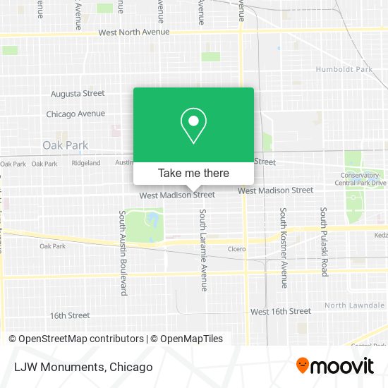 Mapa de LJW Monuments