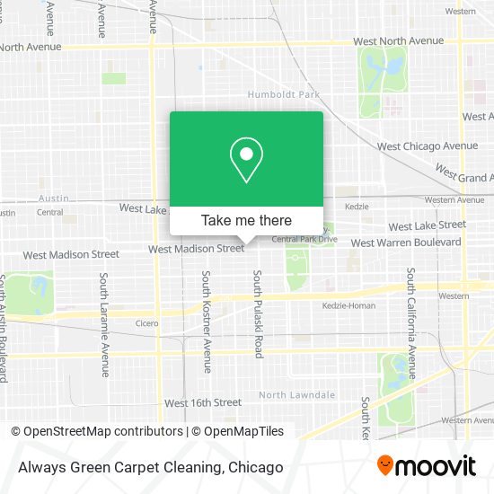 Always Green Carpet Cleaning map