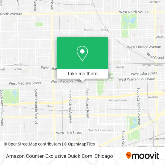 Mapa de Amazon Counter-Exclusive Quick Com