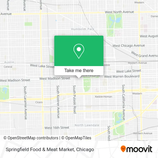 Springfield Food & Meat Market map