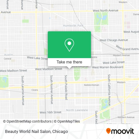 Beauty World Nail Salon map