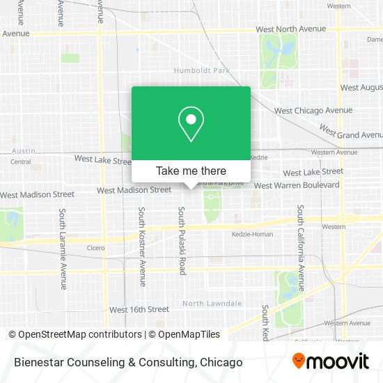 Bienestar Counseling & Consulting map
