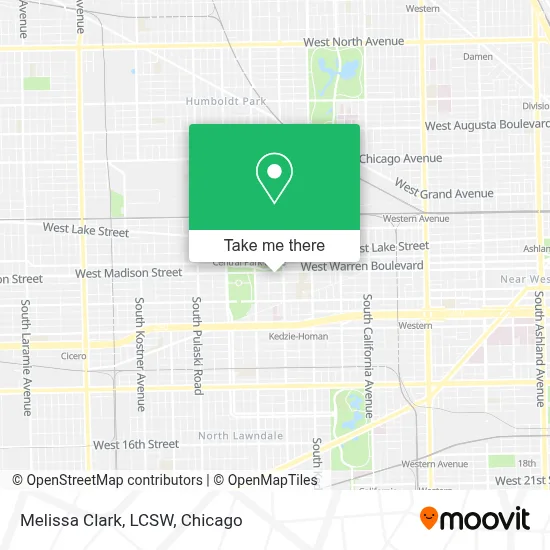 Melissa Clark, LCSW map