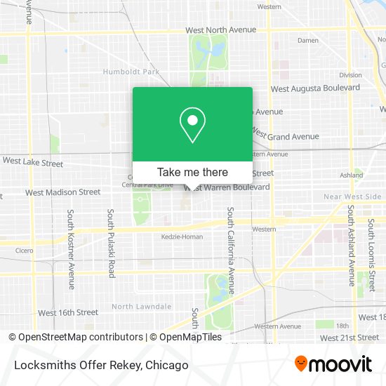 Locksmiths Offer Rekey map