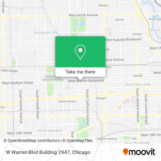 Mapa de W Warren Blvd Building 2947