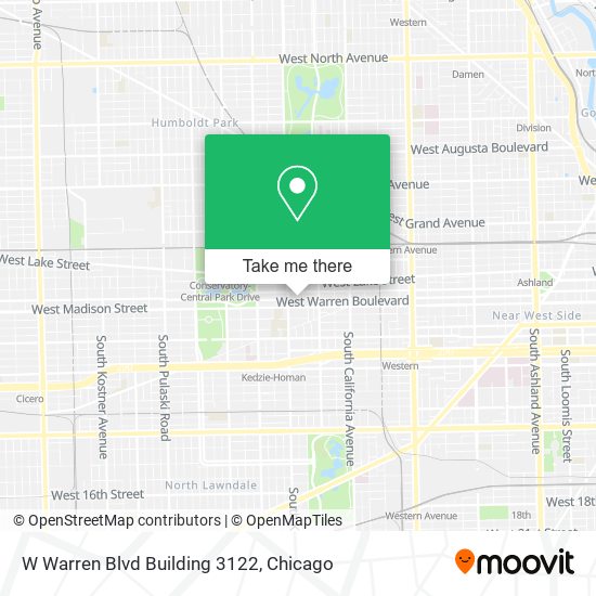 Mapa de W Warren Blvd Building 3122