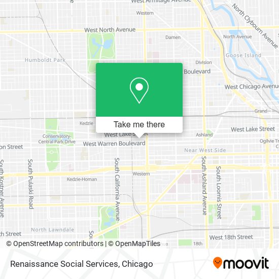 Renaissance Social Services map