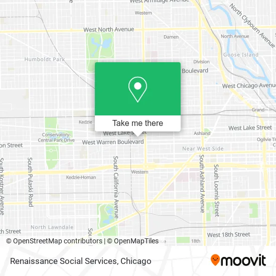 Renaissance Social Services map