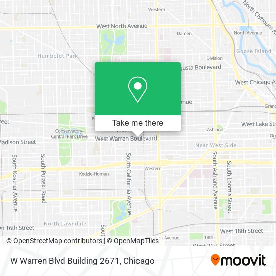 Mapa de W Warren Blvd Building 2671
