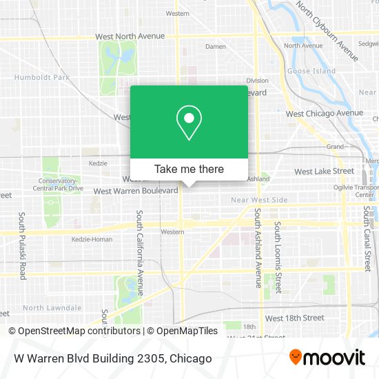 Mapa de W Warren Blvd Building 2305