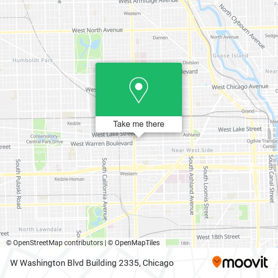 Mapa de W Washington Blvd Building 2335