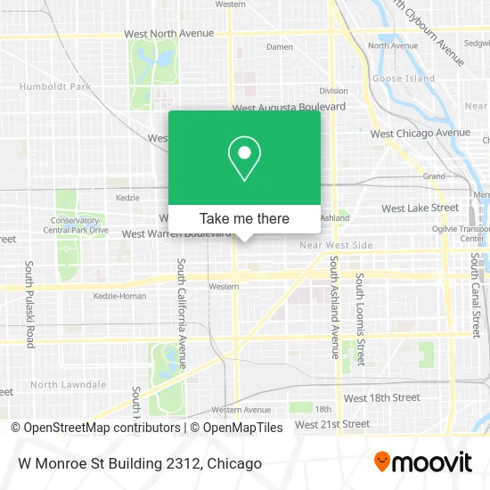 W Monroe St Building 2312 map