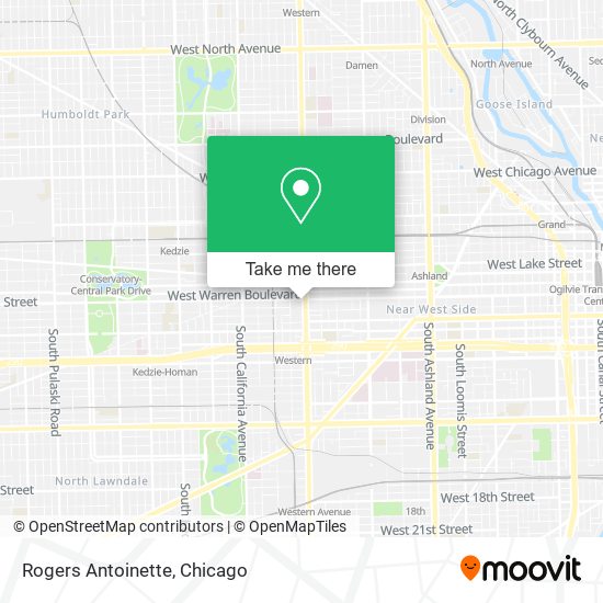 Mapa de Rogers Antoinette