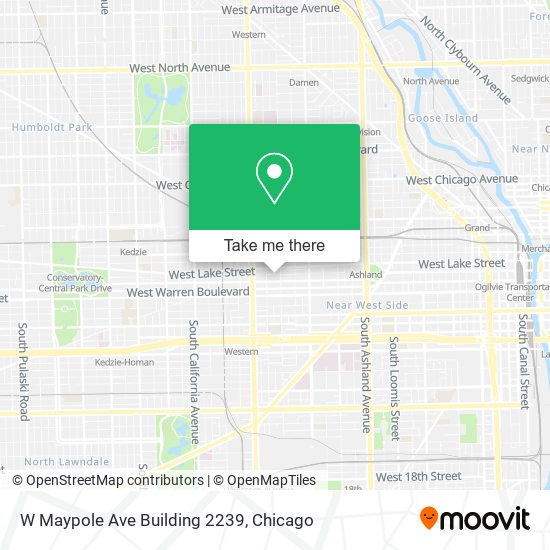 Mapa de W Maypole Ave Building 2239
