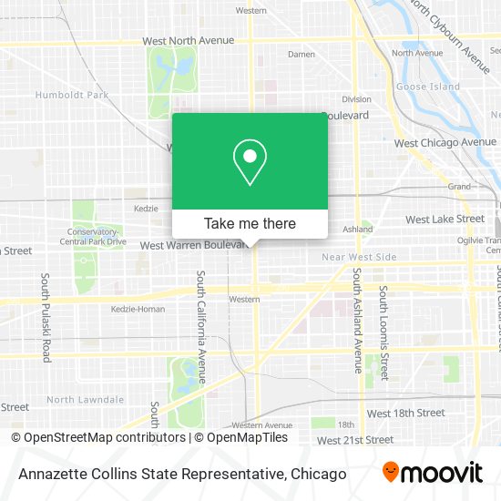 Mapa de Annazette Collins State Representative
