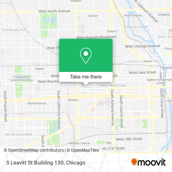 Mapa de S Leavitt St Building 130