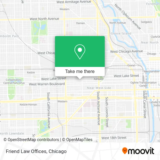 Friend Law Offices map