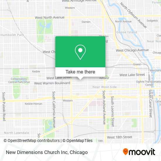 Mapa de New Dimensions Church Inc