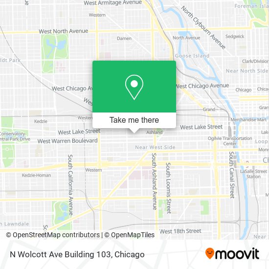 Mapa de N Wolcott Ave Building 103