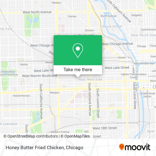 Honey Butter Fried Chicken map