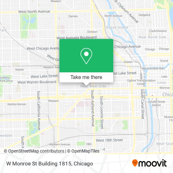 Mapa de W Monroe St Building 1815