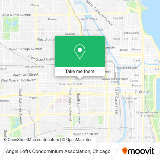 Angel Lofts Condominium Association map